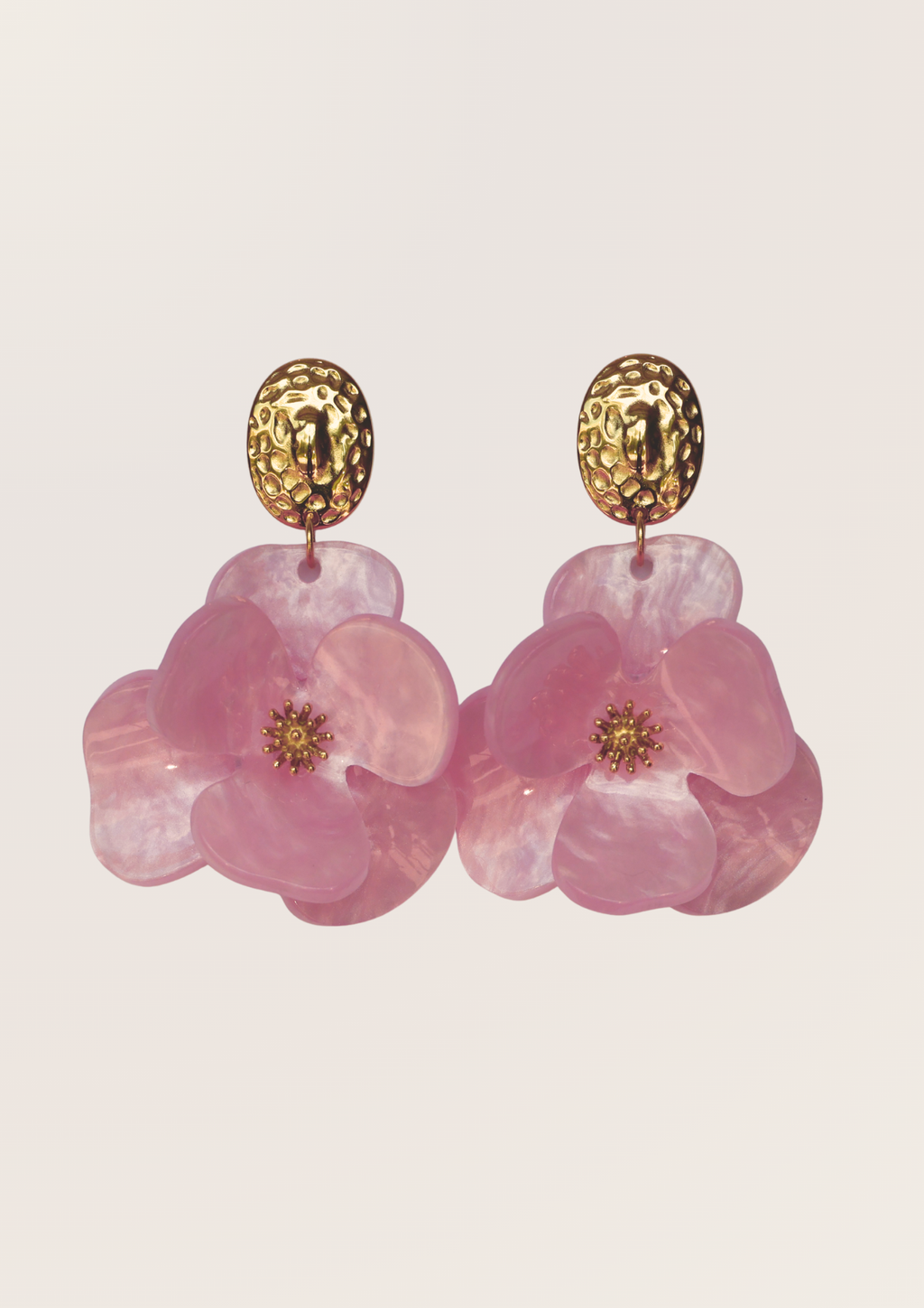 Boucles d'oreilles - Hibiscus