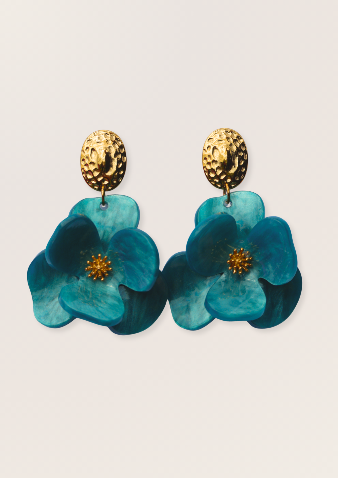 Boucles d'oreilles - Hibiscus