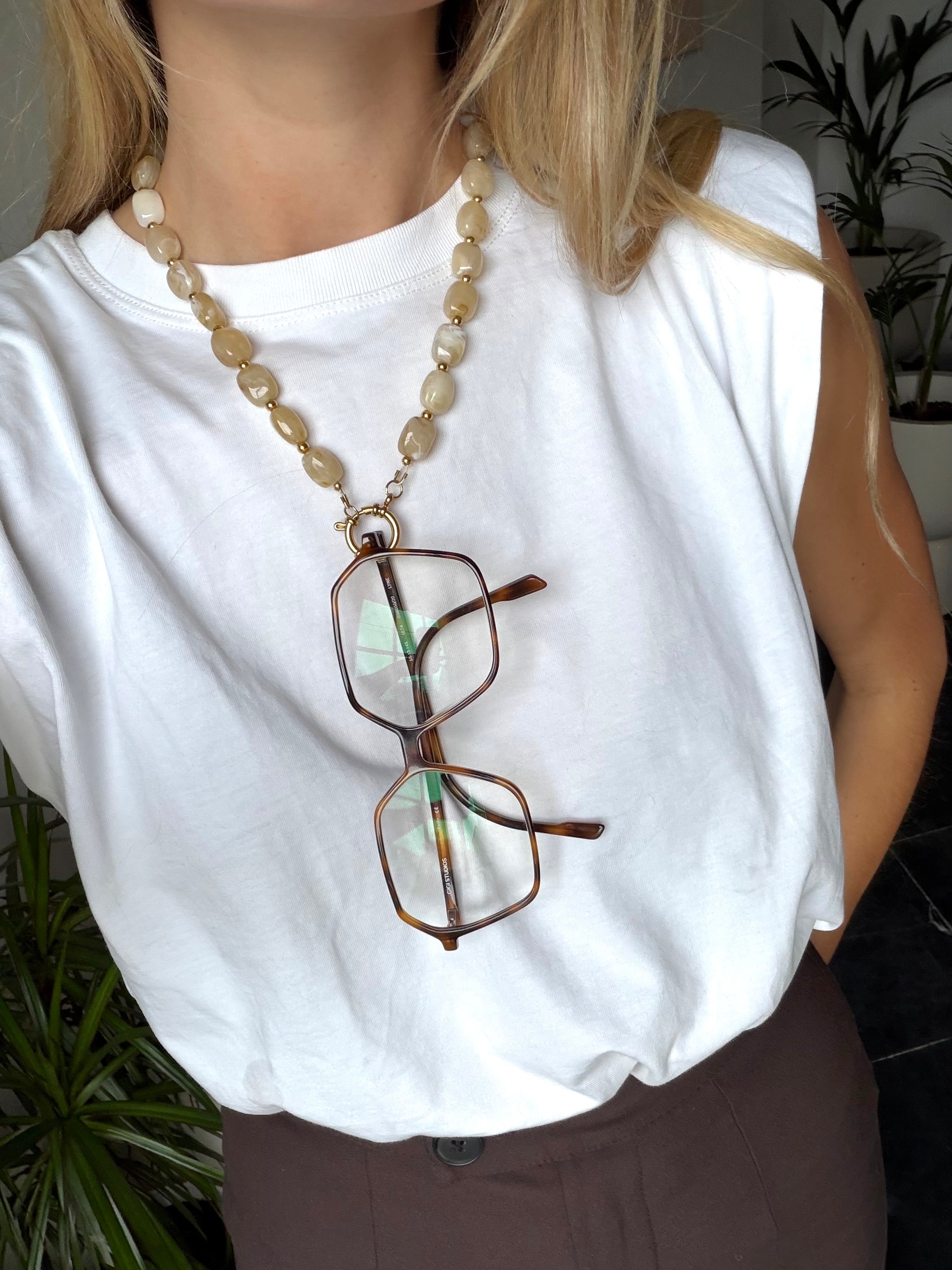 Collier porte-lunettes Anna