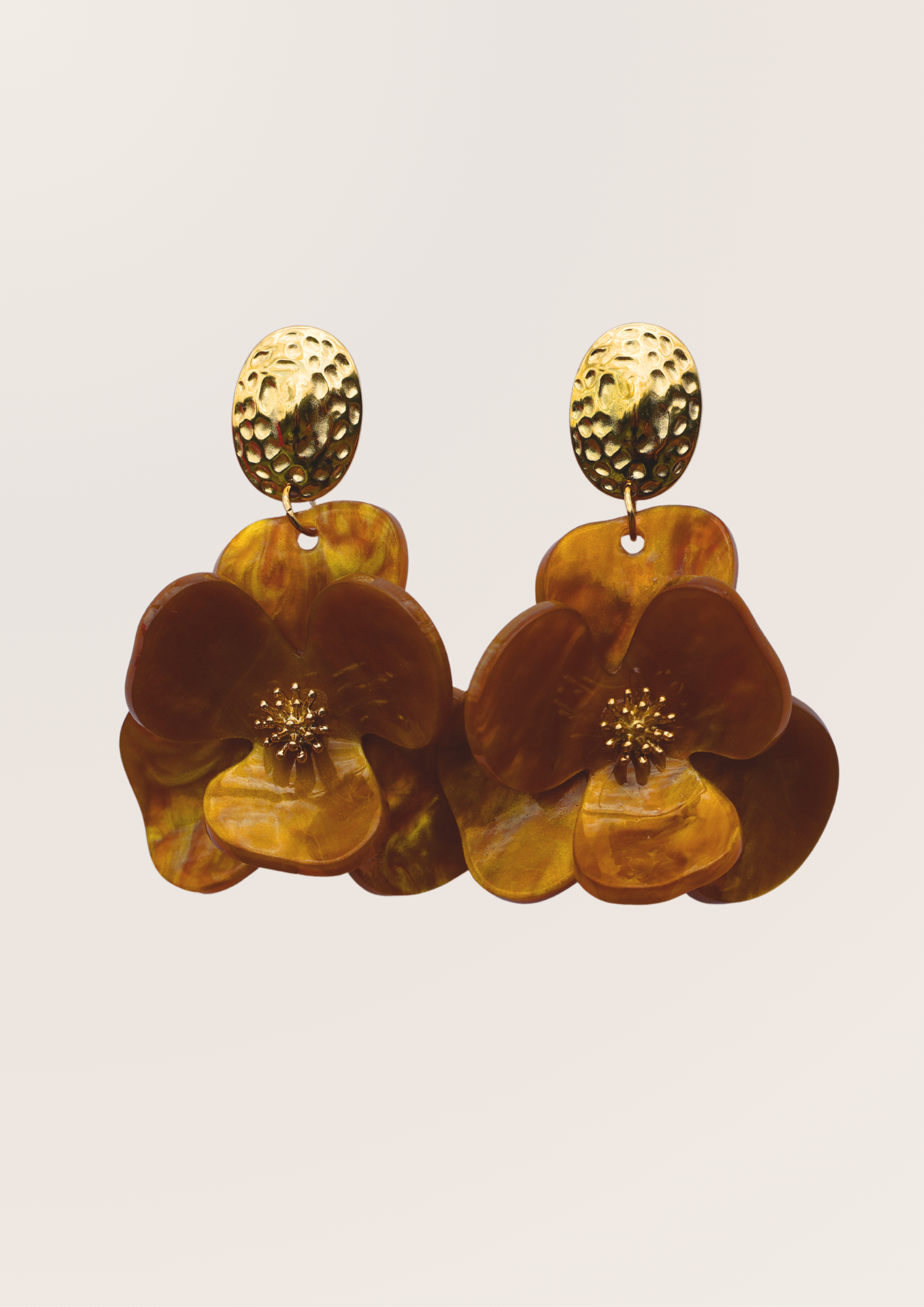Boucles d'oreilles - Hibiscus