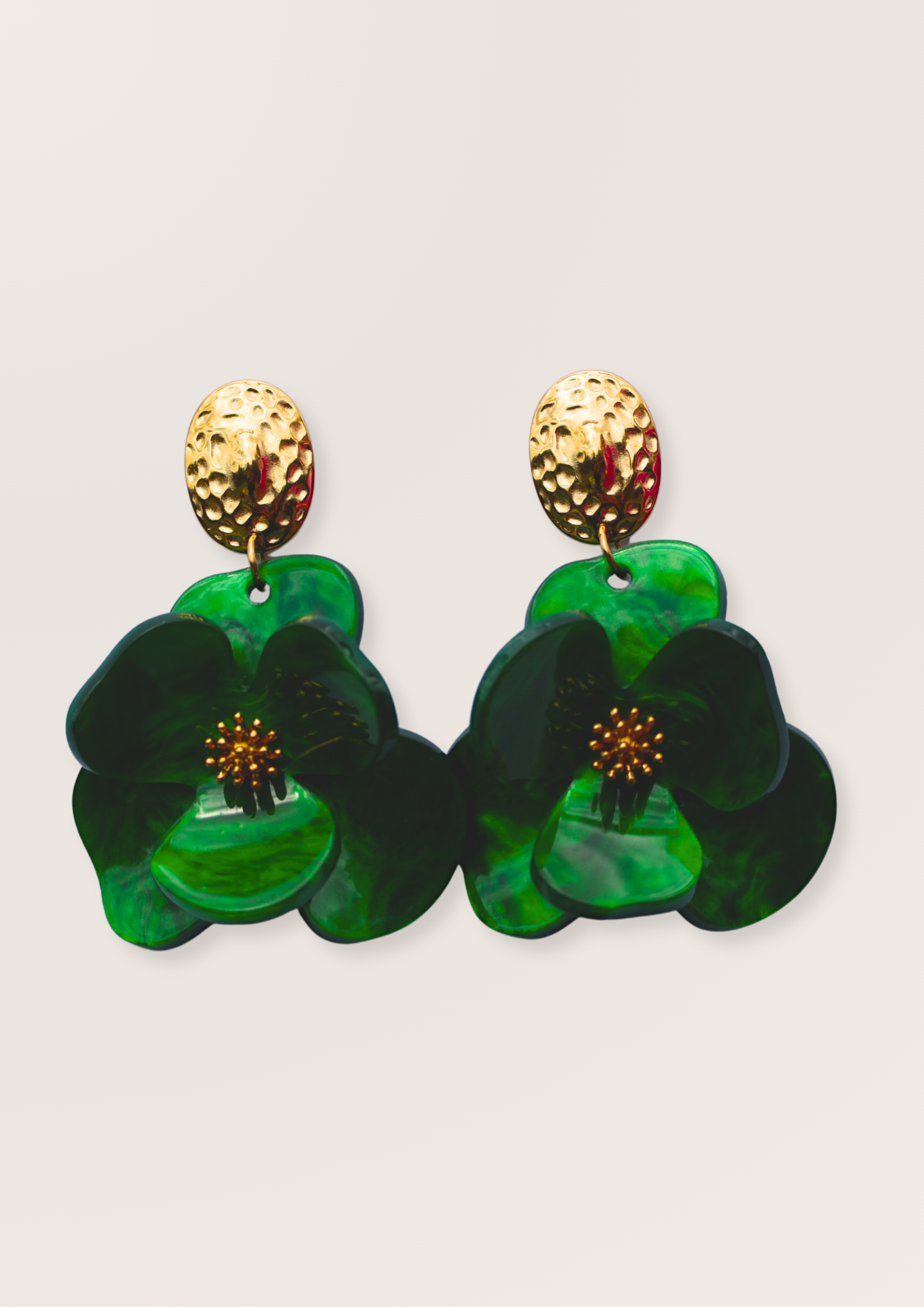 Boucles d'oreilles - Hibiscus