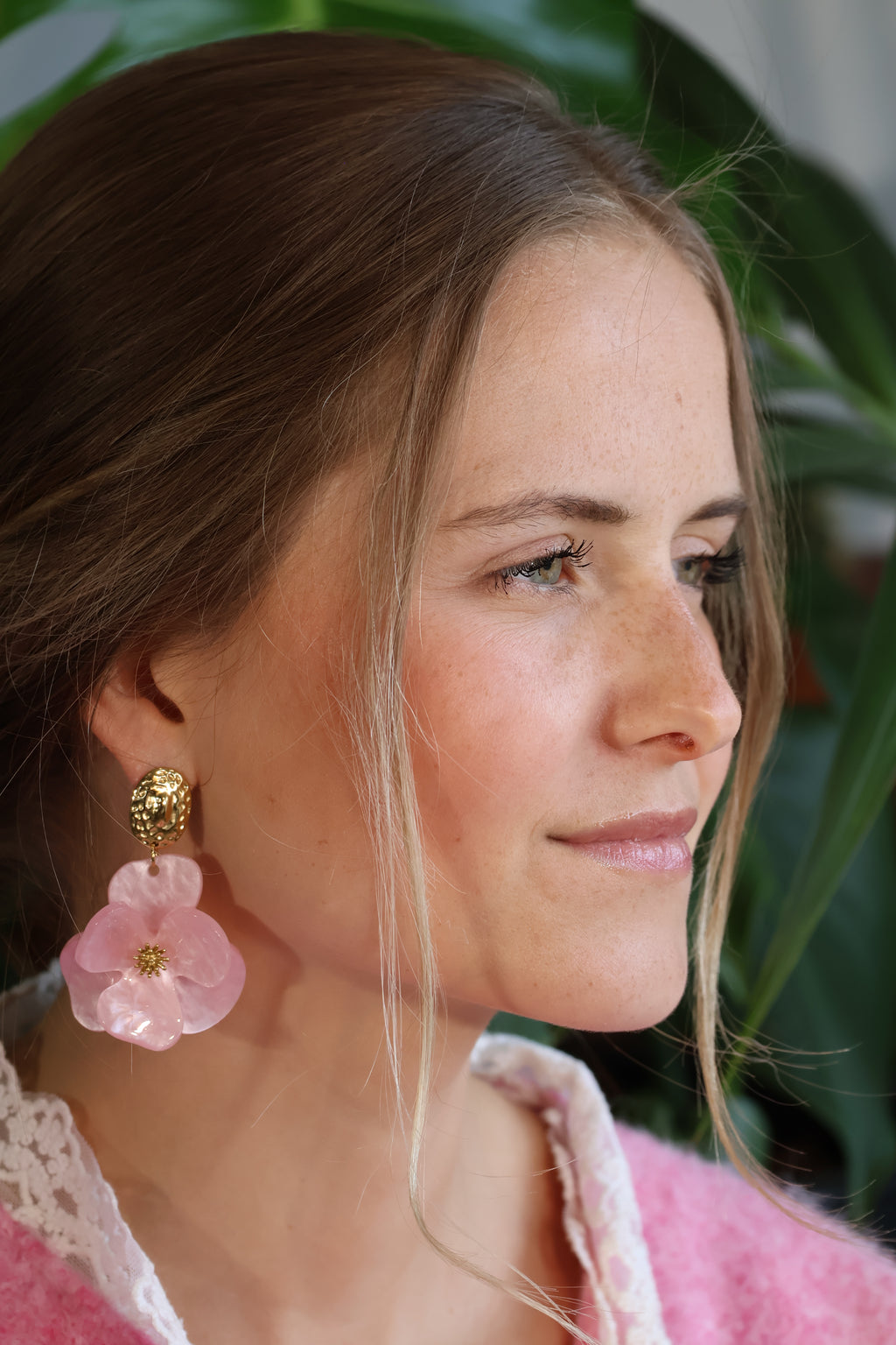 Boucles d'oreilles - Hibiscus