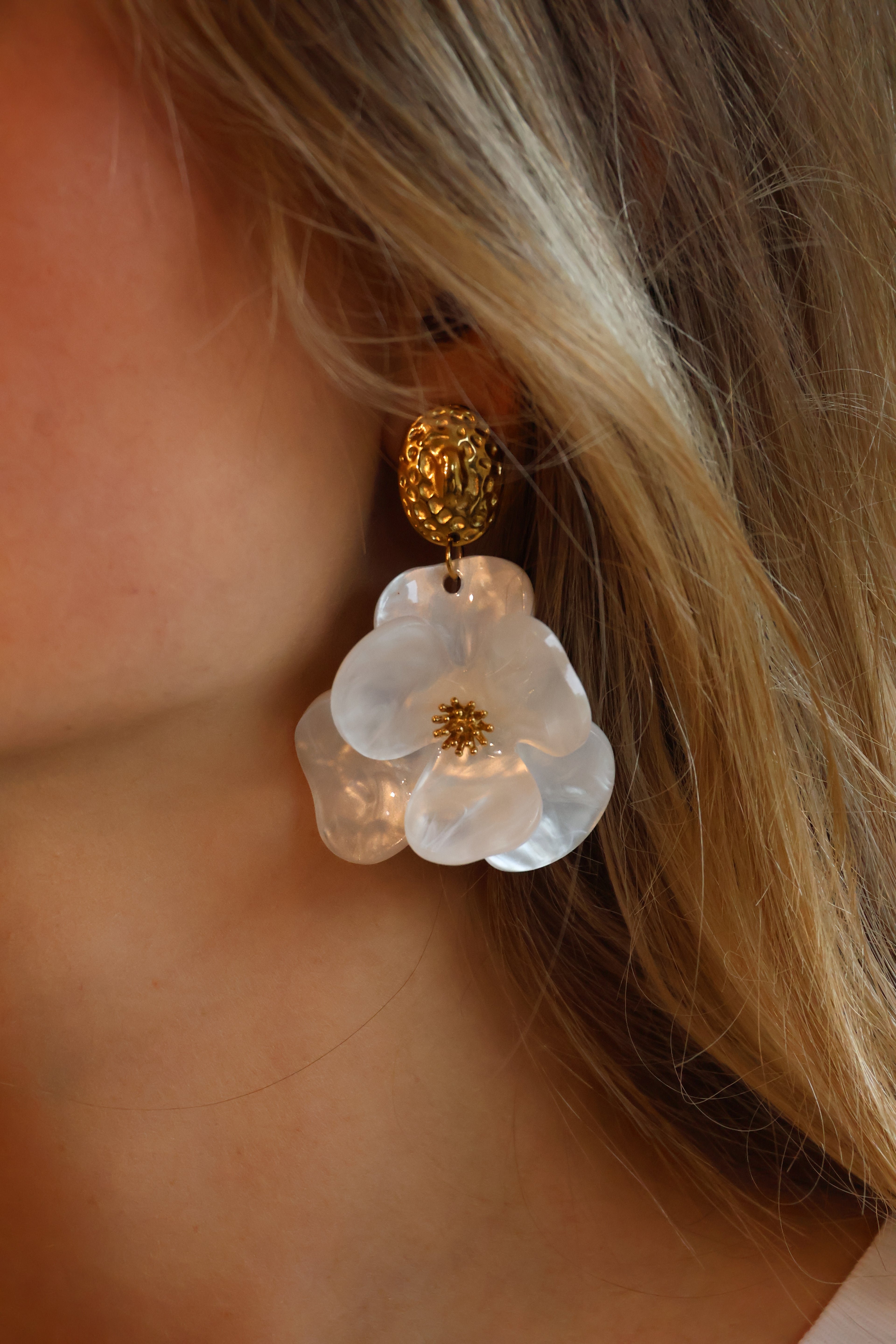 Boucles d'oreilles - Hibiscus