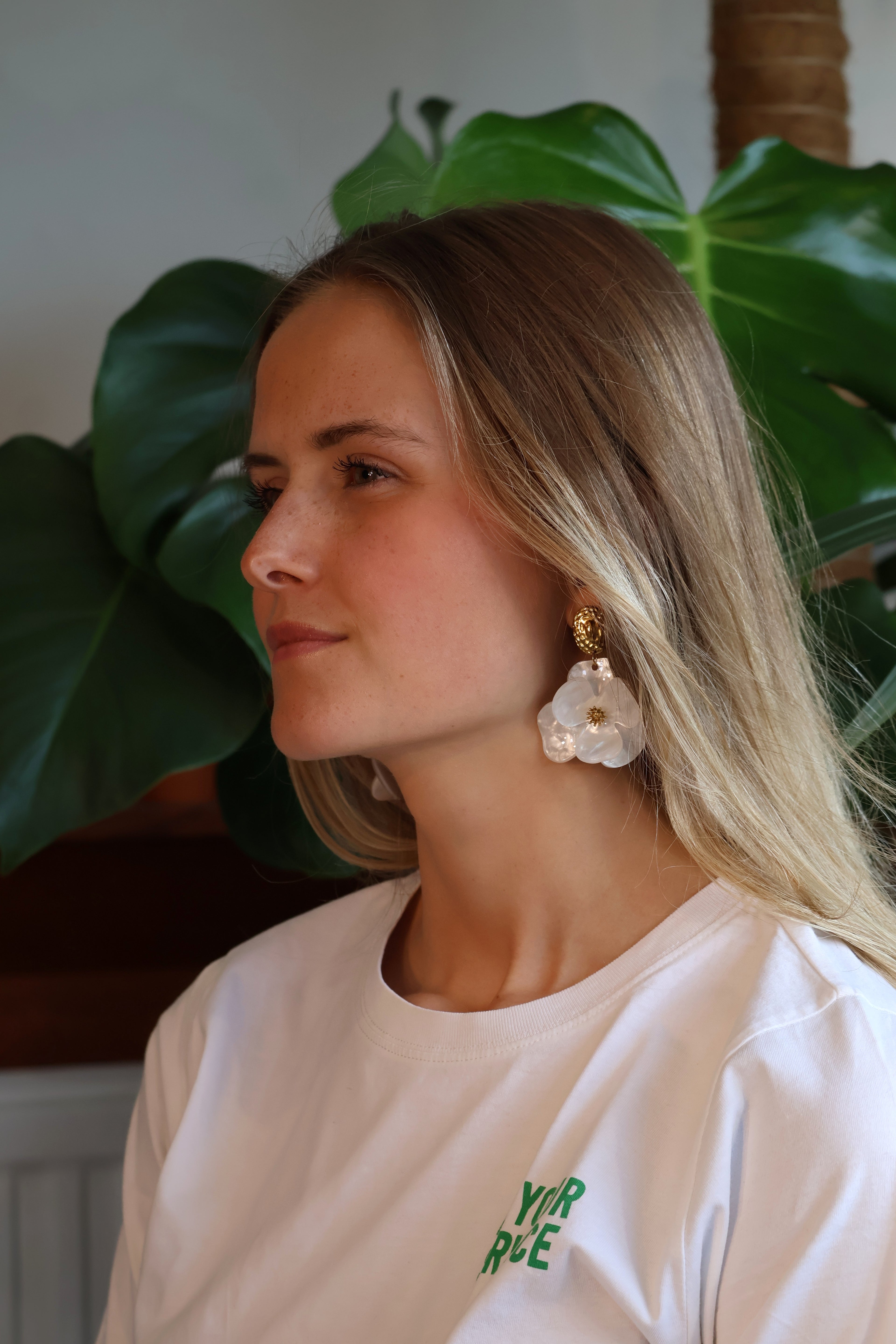 Boucles d'oreilles - Hibiscus