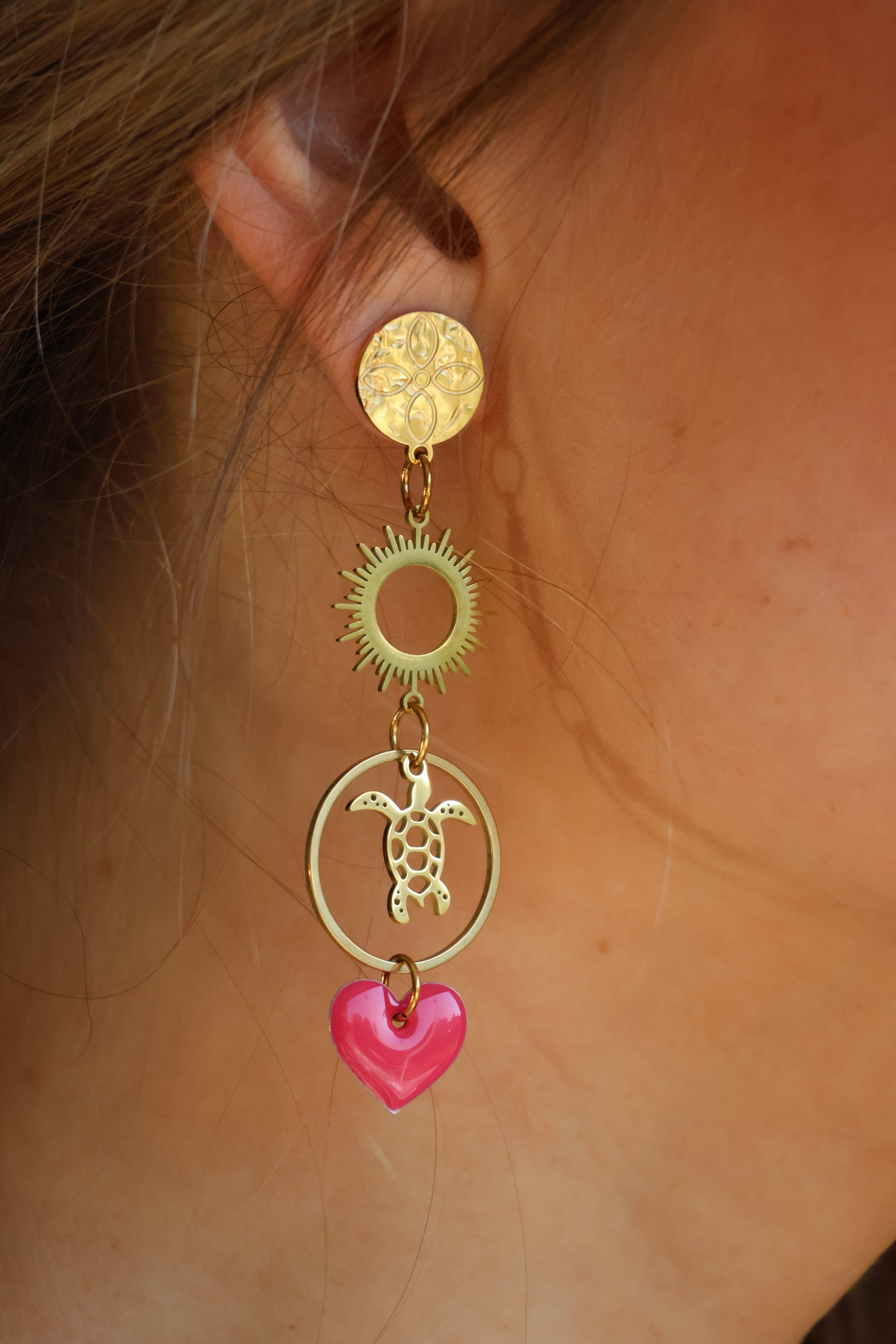 Boucles d'oreilles - Rosea