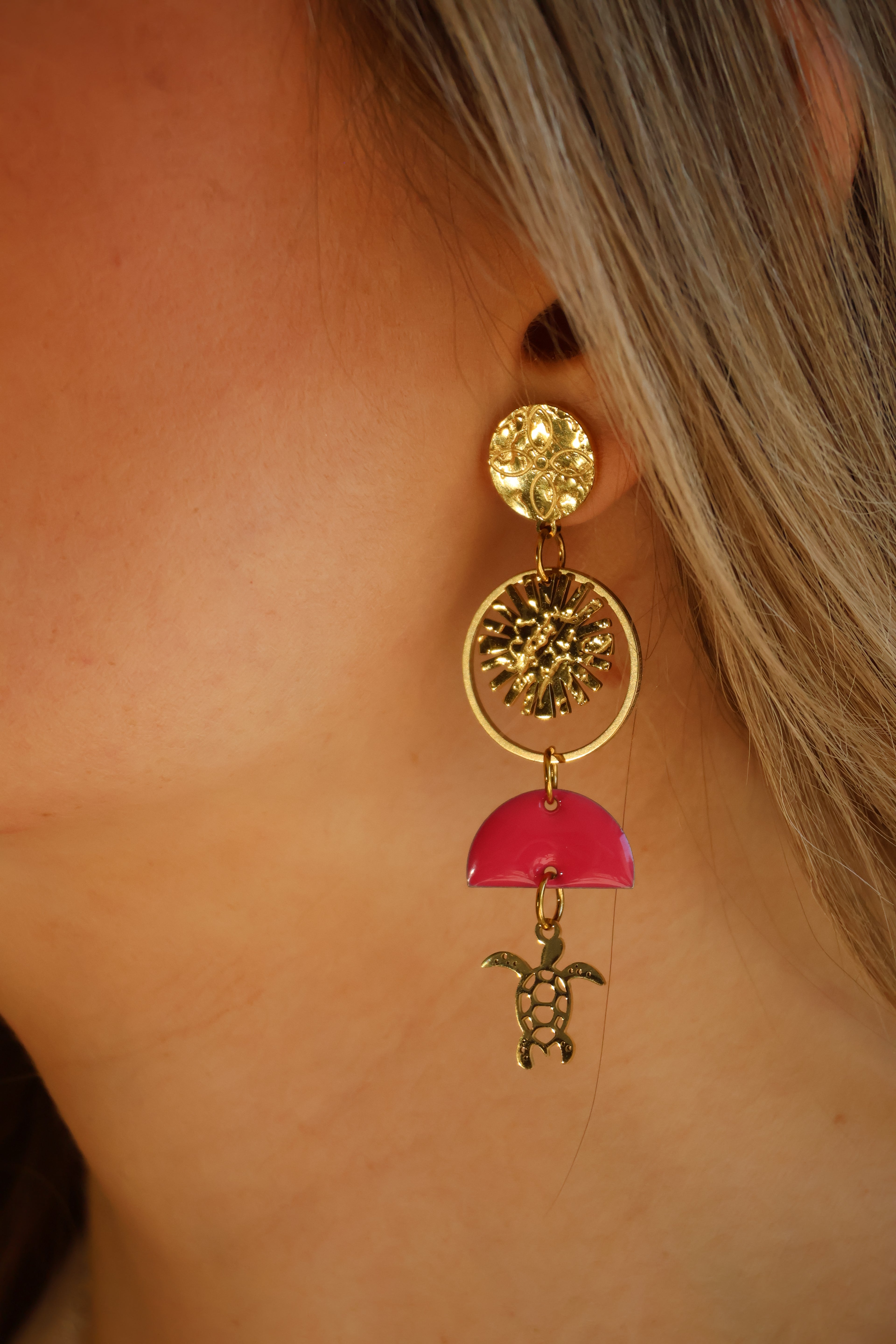 Boucles d'oreilles - Rosea