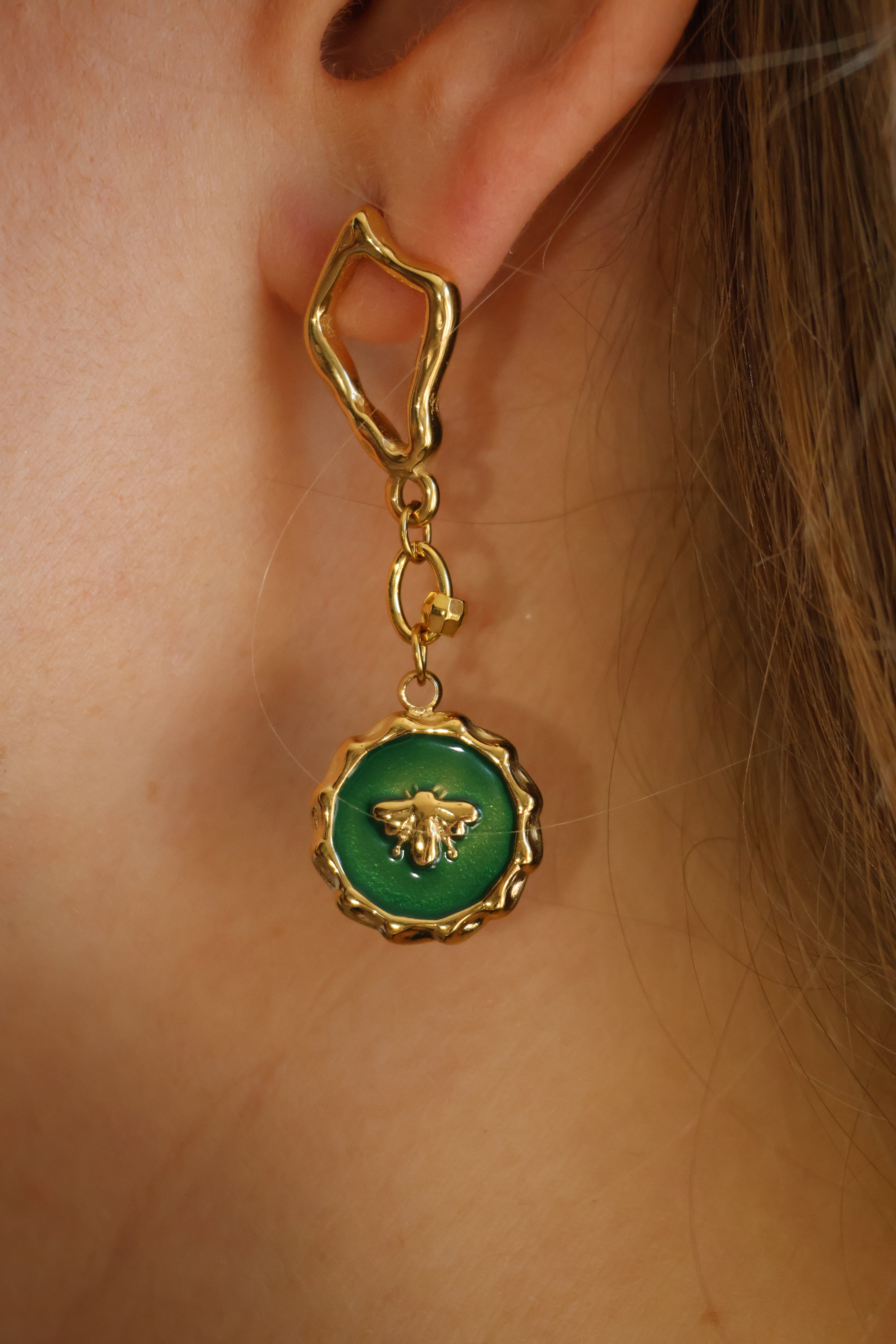 Boucles d'oreilles - Bee