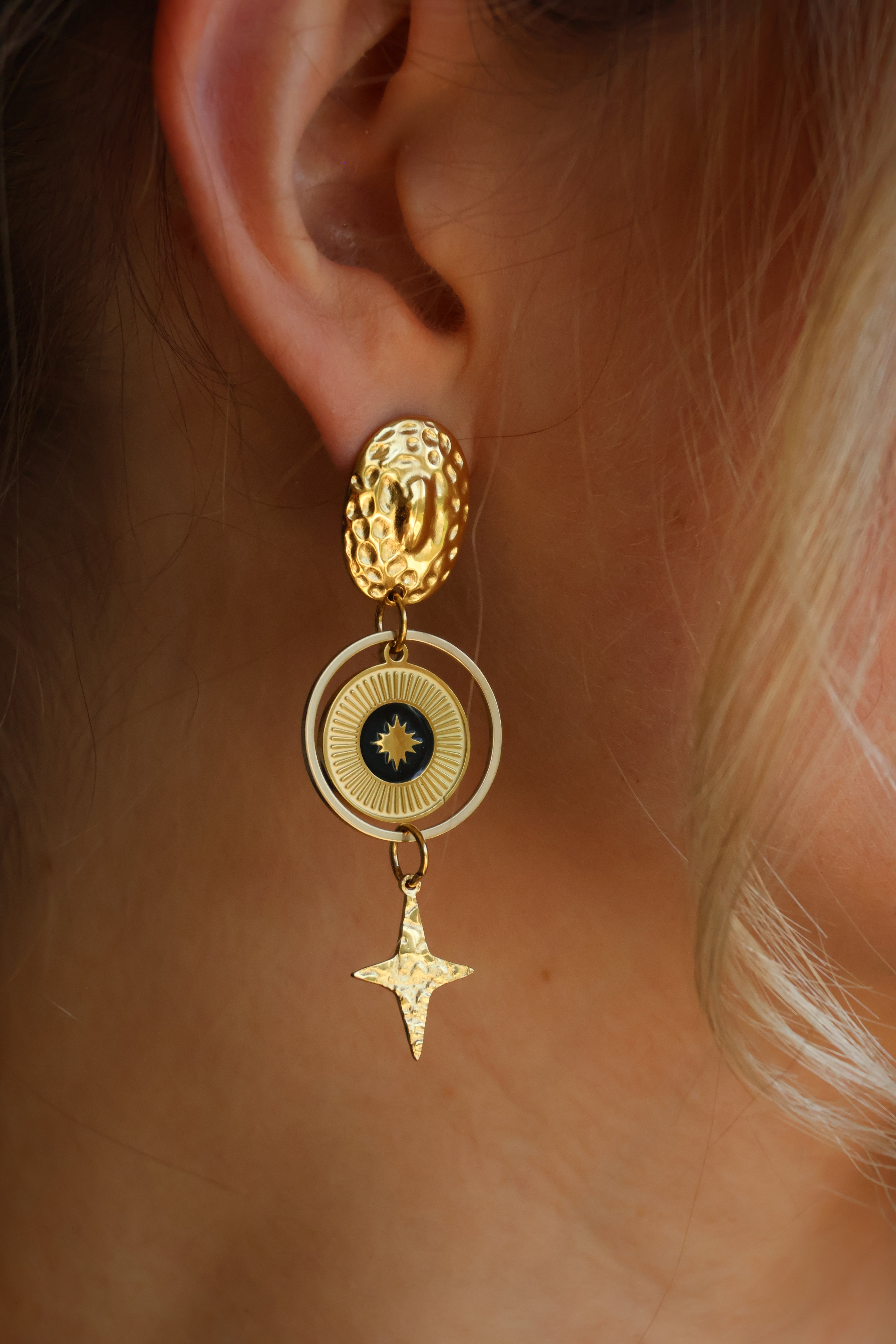 Boucles d'oreilles - Eclipse