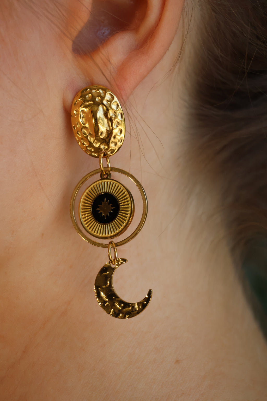 Boucles d'oreilles - Eclipse