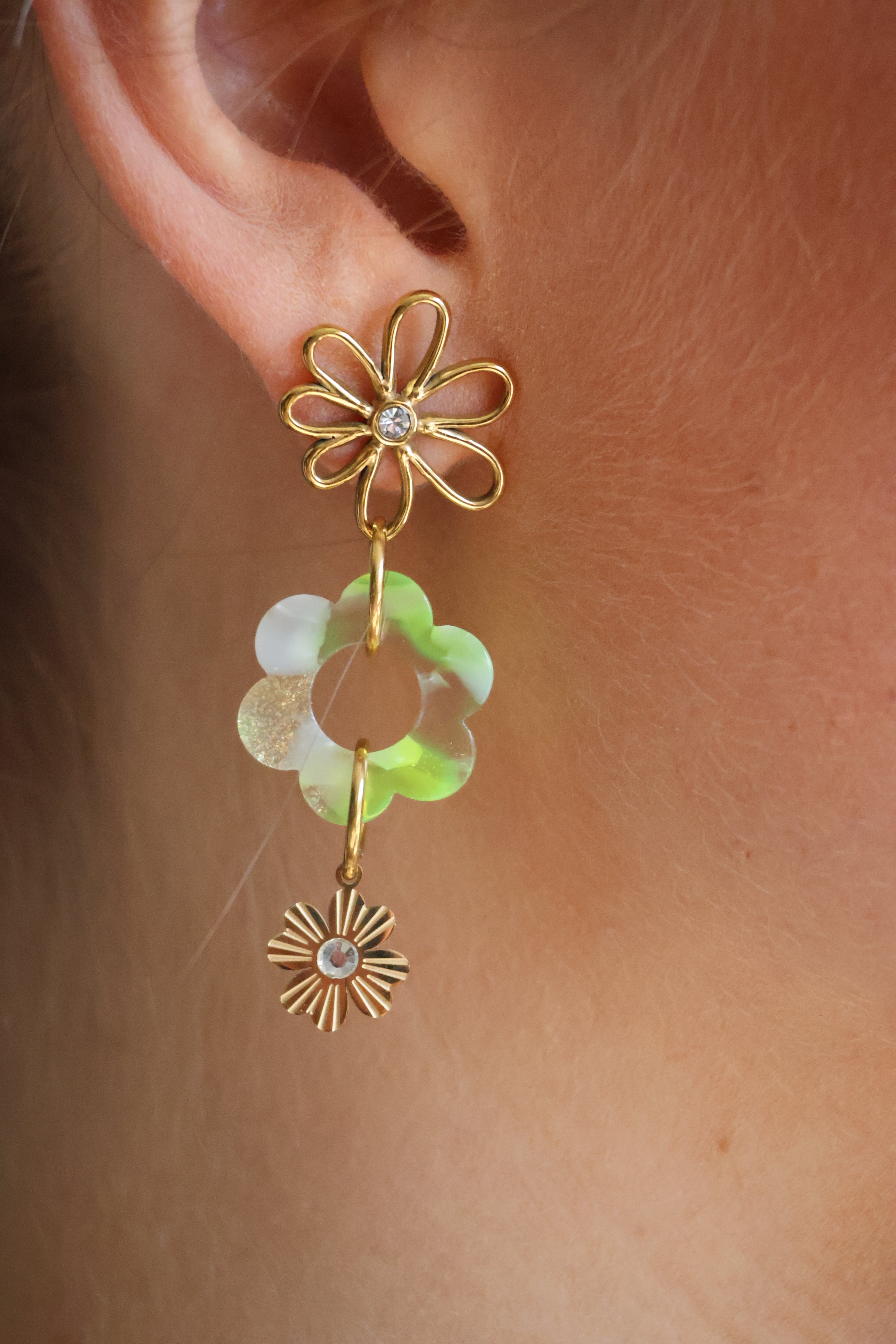 Boucles d'oreilles - Flora