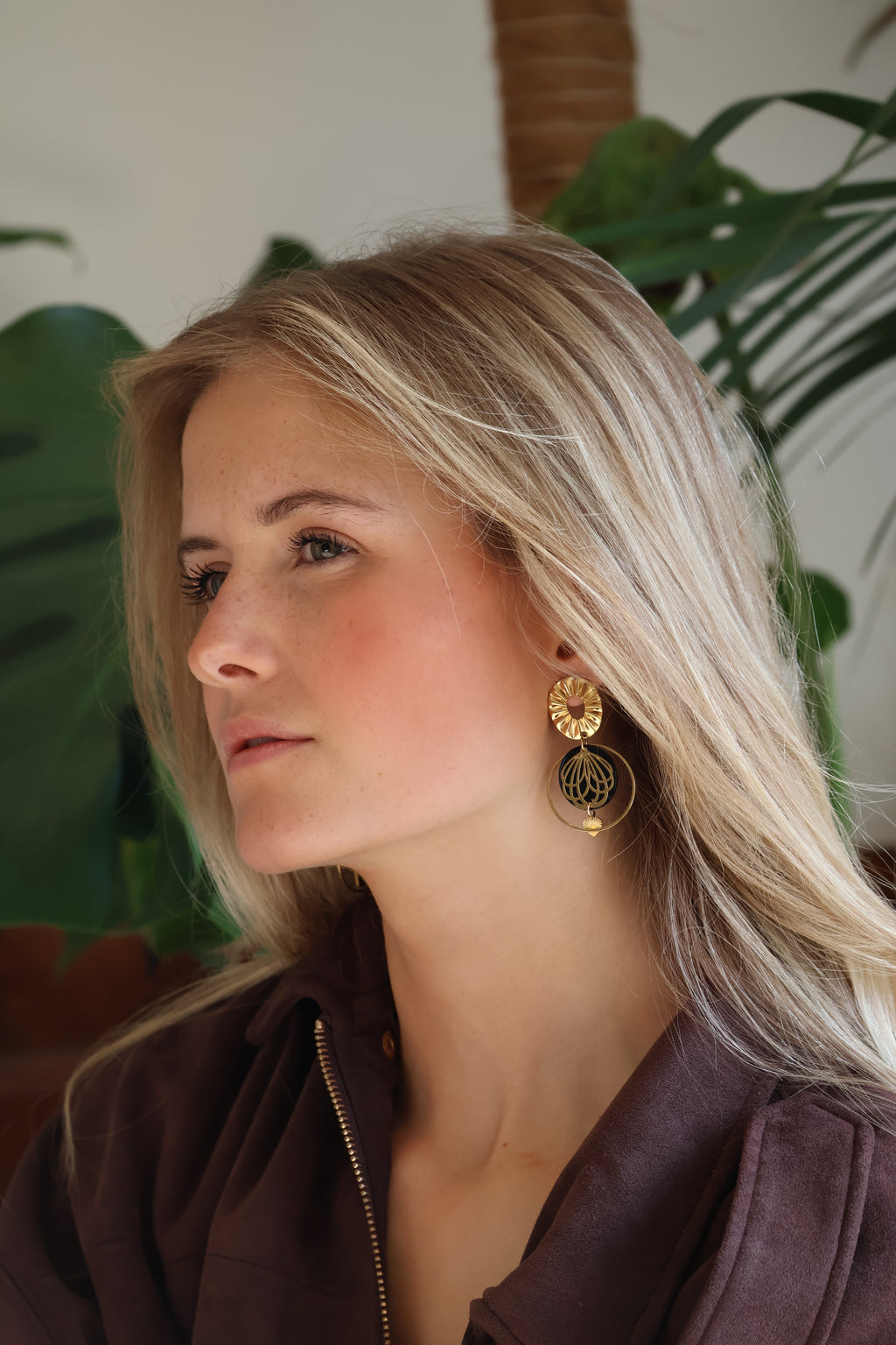 Boucles d'oreilles - Moon