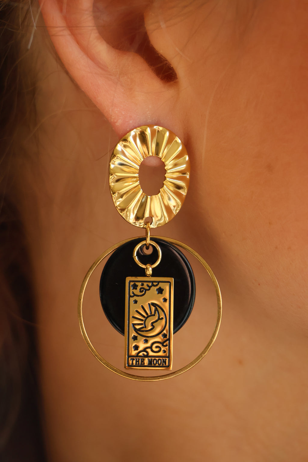 Boucles d'oreilles - Moon