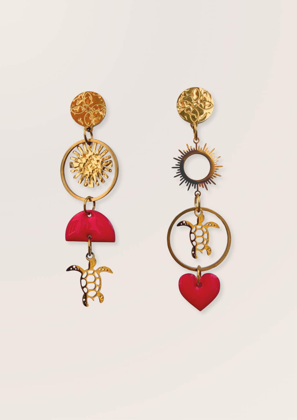 Boucles d'oreilles - Rosea