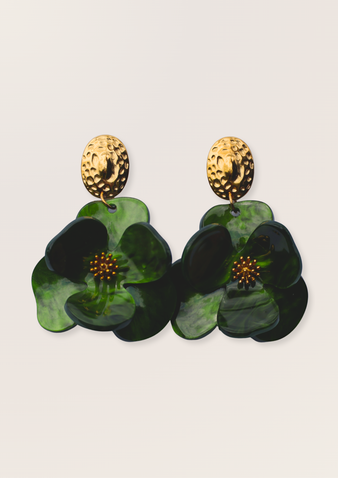 Boucles d'oreilles - Hibiscus