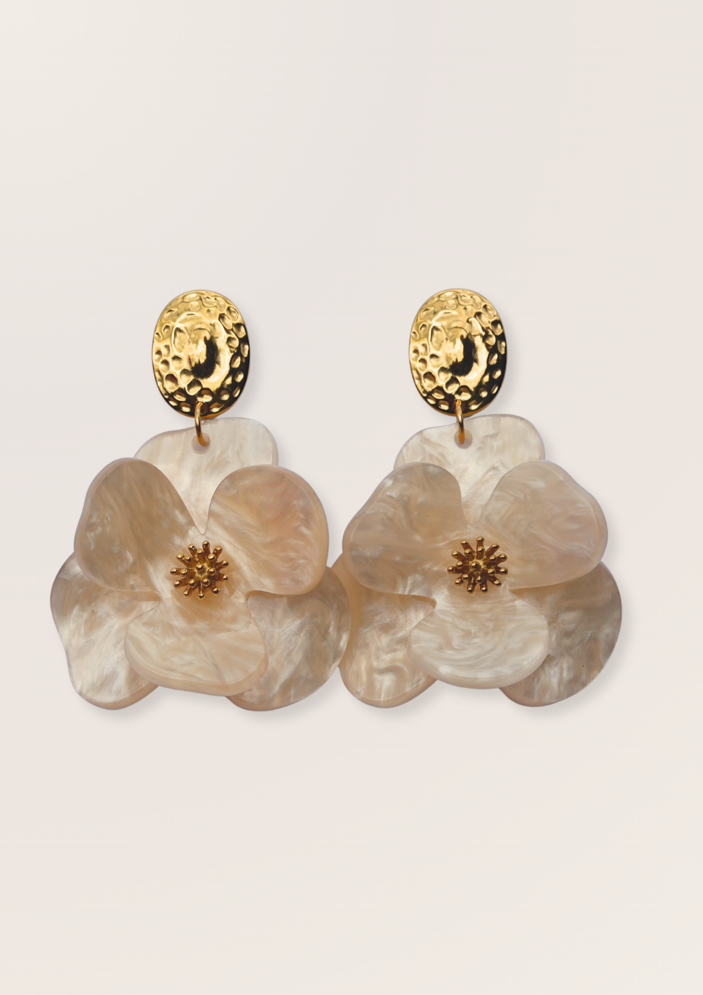 Boucles d'oreilles - Hibiscus