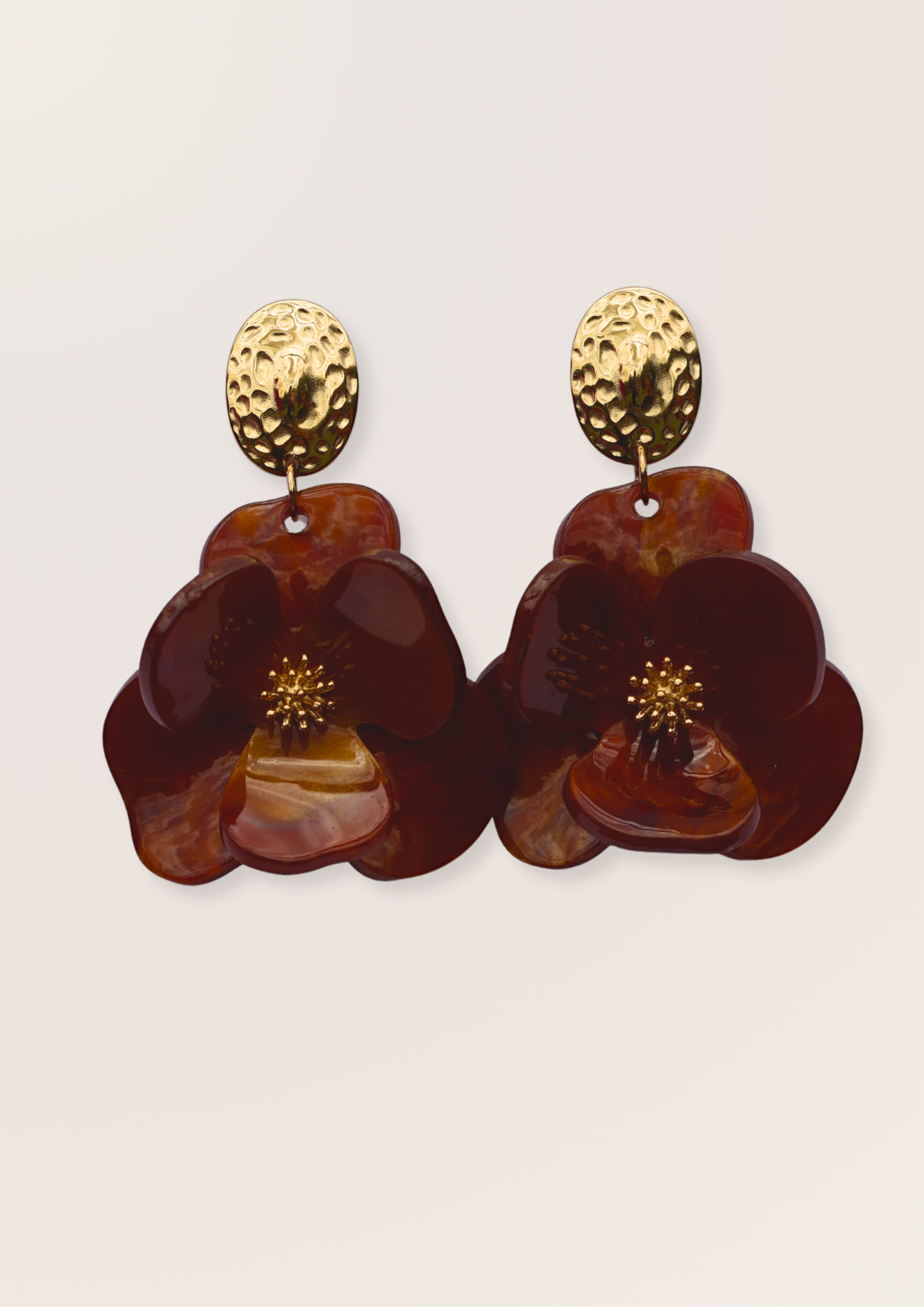 Boucles d'oreilles - Hibiscus