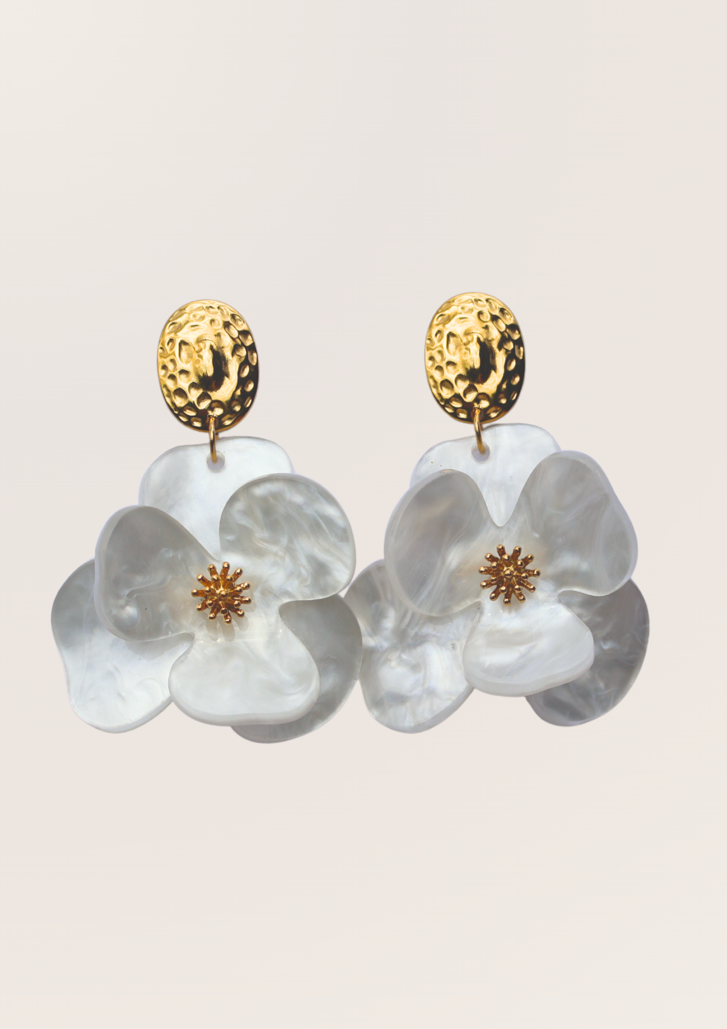 Boucles d'oreilles - Hibiscus